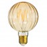 GloboStar® 99162 Λάμπα E27 W90 Watermelon LED FILAMENT 6W 560 lm 320° AC 85-265V Edison Retro με Μελί Γυαλί Ultra Θερμό Λευκό 2200 K Dimmable
