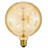 GloboStar® 99210 Λάμπα LED MTX Diode HP E27 BLL150 MTX BALLOON Γλόμπος 1.6W 140lm 360° AC 220-240V IP20 Φ15 x Υ19.5cm Ultra Θερμό Λευκό 2200K με Μελί Γυαλί - 3 Χρόνια Εγγύηση