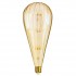 GloboStar® 99212 Λάμπα LED MTX Diode HP E27 BT125 BOMBSHELL Γλόμπος 1.8W 158lm 360° AC 220-240V IP20 Φ12.5 x Υ29cm Ultra Θερμό Λευκό 2200K με Μελί Γυαλί - Dimmable - 3 Years Warranty