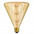 GloboStar® 99213 Λάμπα E27 CNC150 MTX Conical DIODE HP LED String 4W 400 lm 320° AC 85-265V Edison Retro με Μελί Γυαλί Ultra Θερμό Λευκό 2200 K