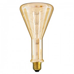 GloboStar® 99214 Λάμπα E27 DPN150 MTX Dispenser DIODE HP LED String 4W 400 lm 320° AC 85-265V Edison Retro με Μελί Γυαλί Ultra Θερμό Λευκό 2200 K